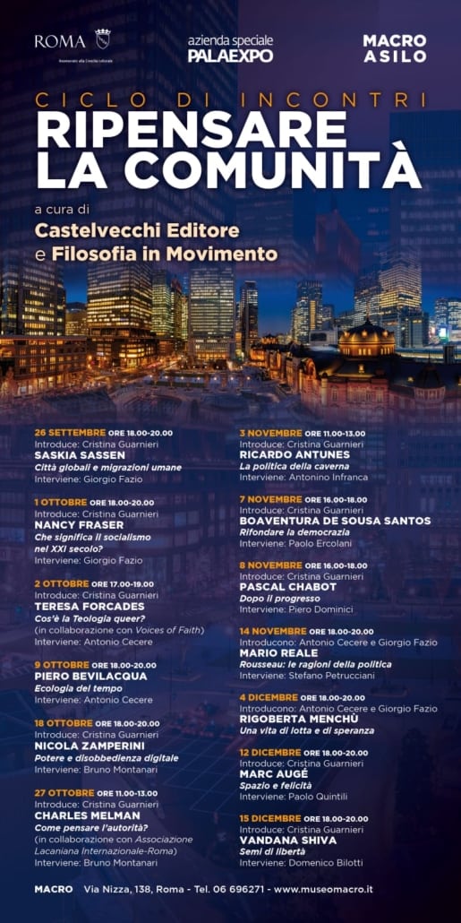 Ripensare la Comunità - Ciclo di incontri 